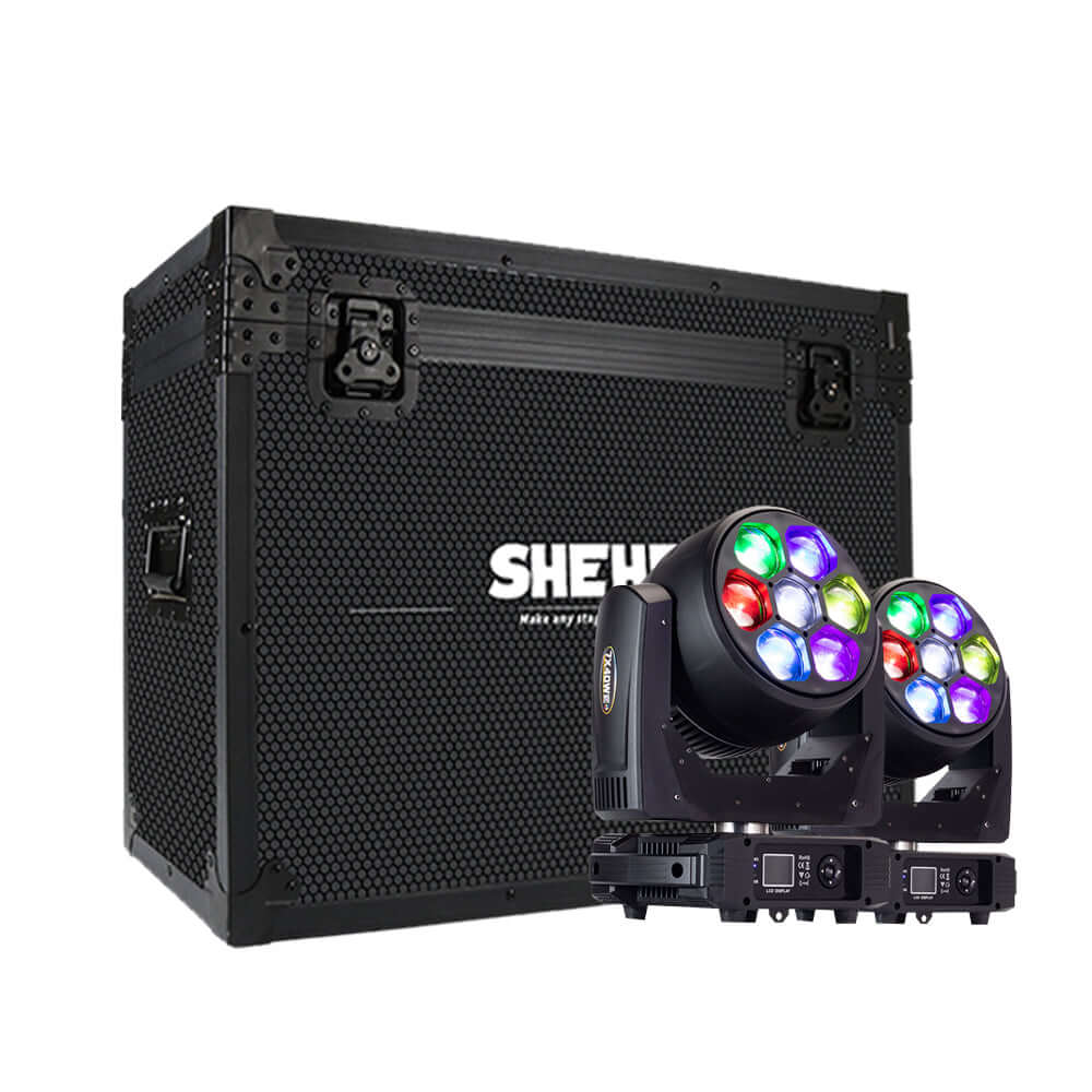 SHEHDS JMS WEBB Bee Eye 7x40W LED Beam & Wash Moving Head Light