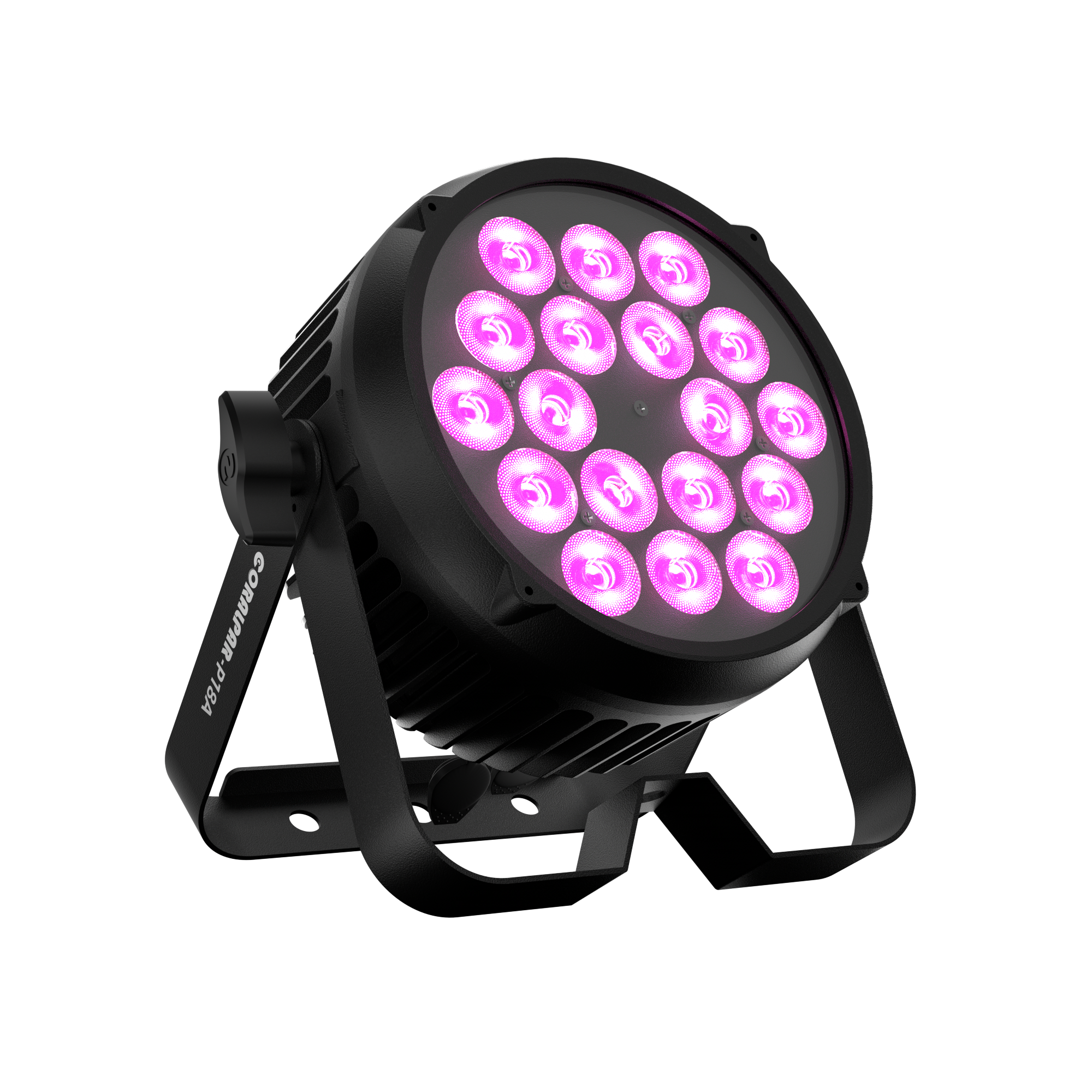 Waterproof 18x12W LED Flat Par Light RGBWA+UV Aluminum Alloy
