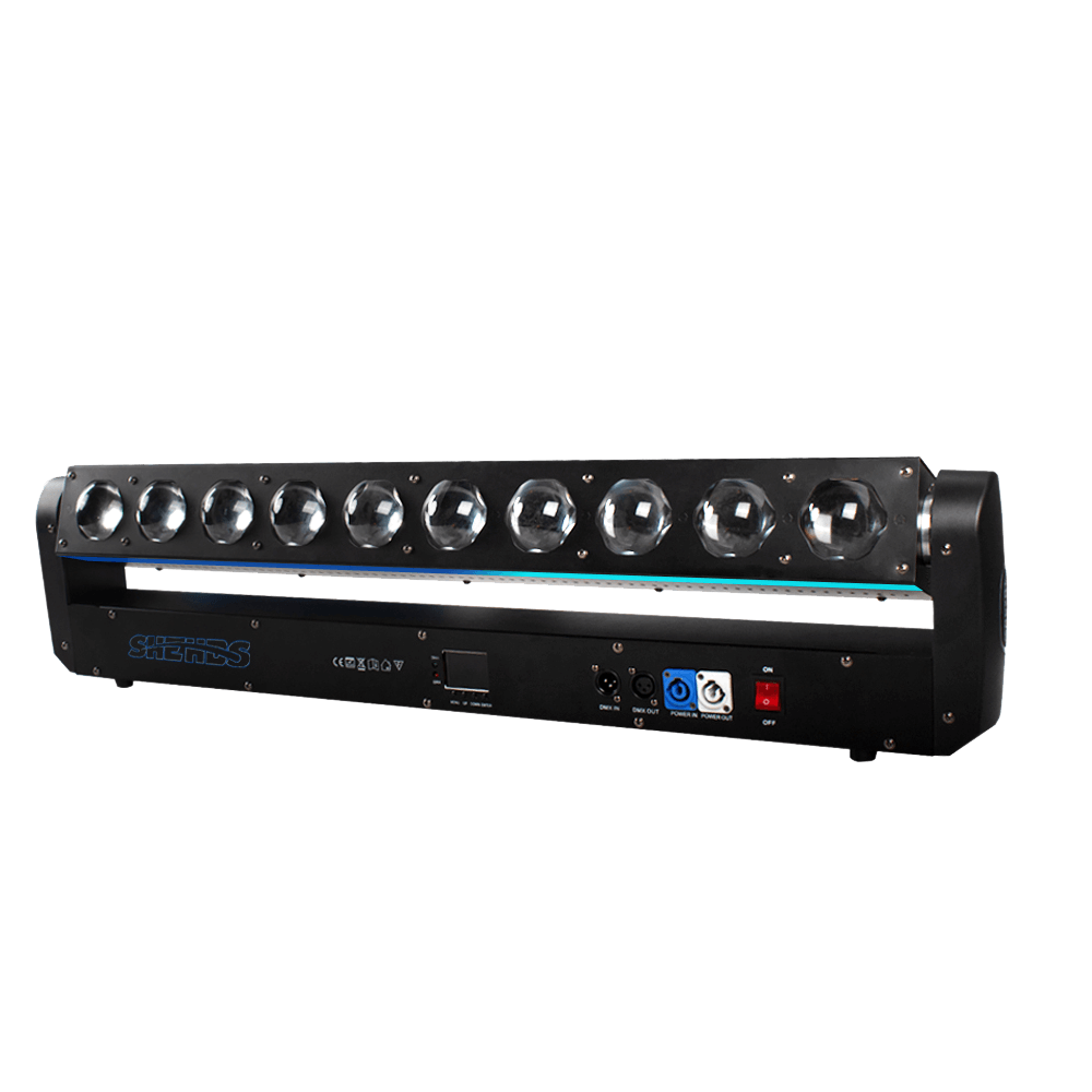 SHEHDS LED 10x40W RGBW 4in1 Wall Wash & Beam Moving Head Light