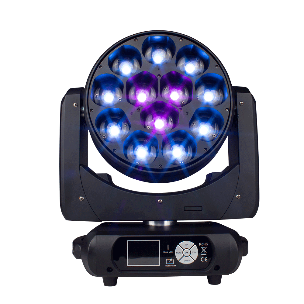 JMS WEBB Bee Eye LED Beam & Wash 12x40W RGBW Moving Head Light