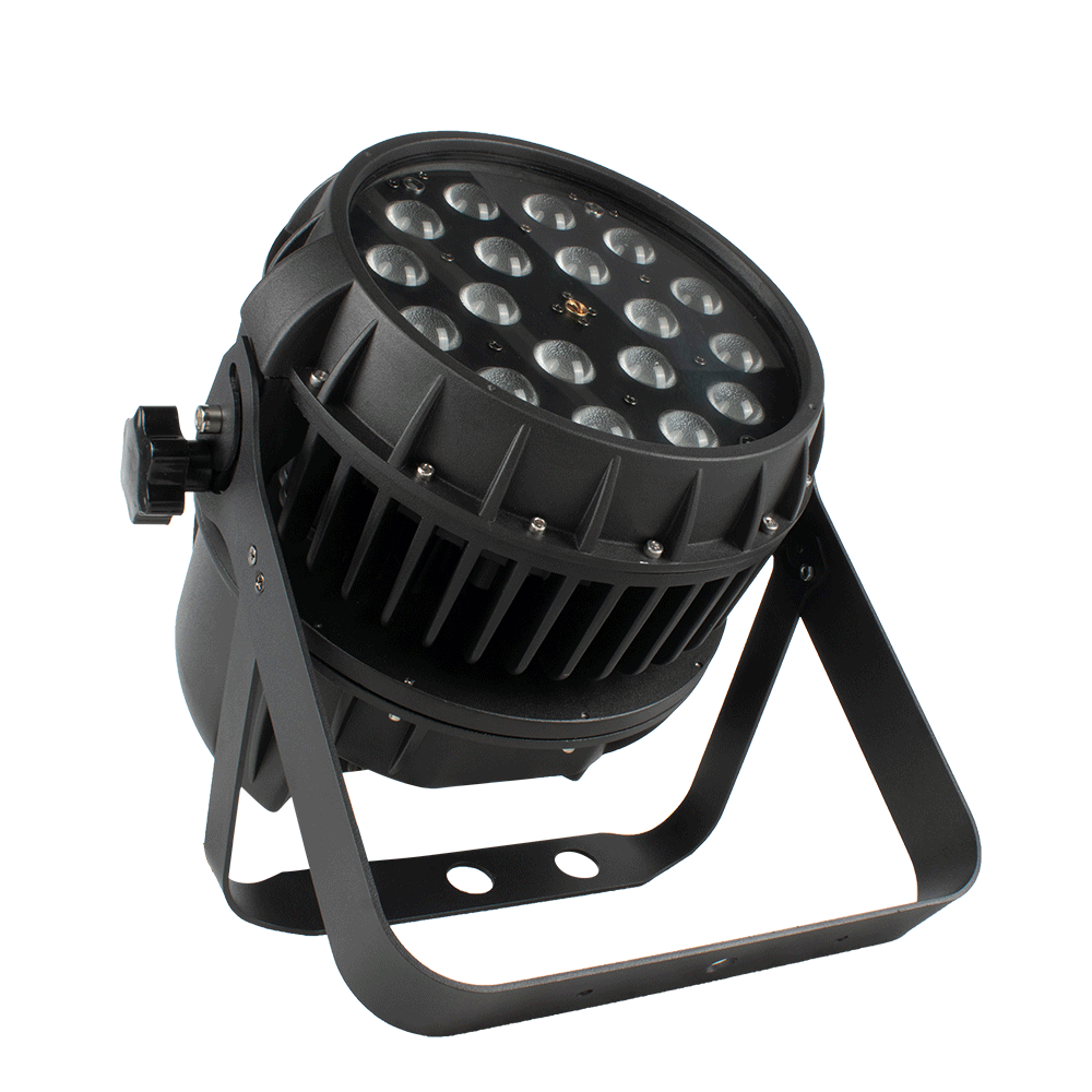SHEHDS IP65 Waterproof LED Zoom Par Light 18x18W 6in1 RGBWA+UV