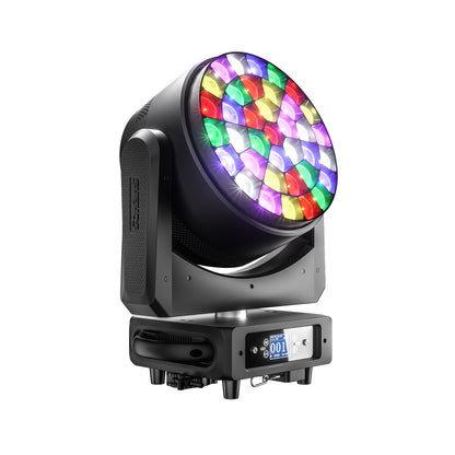 JMS WEBB LED Ultra Wash Big Bees Eyes 37x25W&40W RGBW Moving Head Light | Ultra Quiet | Wide Angle | DMX512 | For Theater,Stage, Events, Weddings