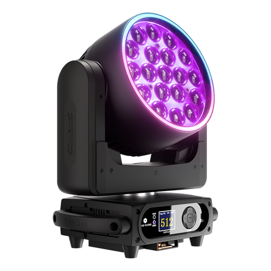 UPGRADE SHEHDS LED Moving Head Light 19x15W /20W/25W Beam Wash Zoom Stage Lighting