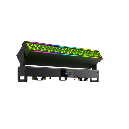 GalaxyJet LED 12x40W RGBW Zoom Beam Moving Head Lighting | Pixel Control Low Noise for DJ Club  Bar Live Show Theater