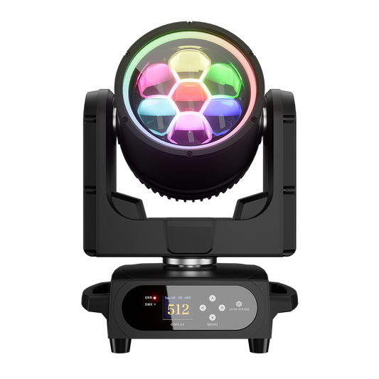 JMS WEBB Waterproof LED Beam+Wash 7x40W RGBW/RGBL/ RGBLAC Zoom Light