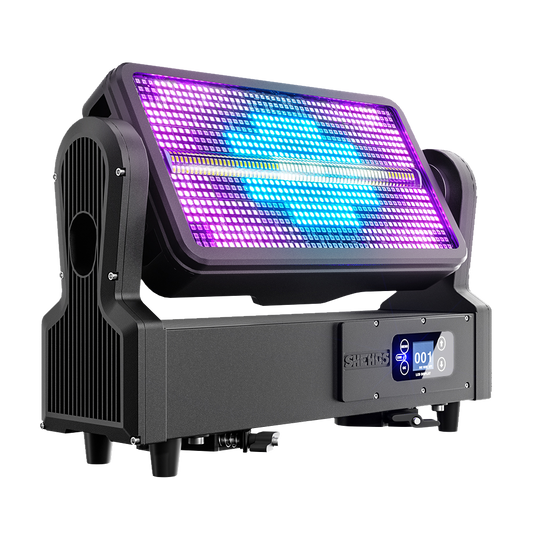 CoralPar IP65 Waterproof 1000W RGB Strobe Moving Head Light
