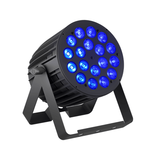 SHEHDS New Version LED 18x18W RGBWA+UV 6in1 Par Light Big Aluminum Alloy
