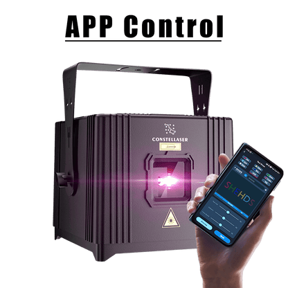 Constellaser APP Control 6W RGB Waterproof Animation Laser Light, Rechargeable, Integrated Housing
