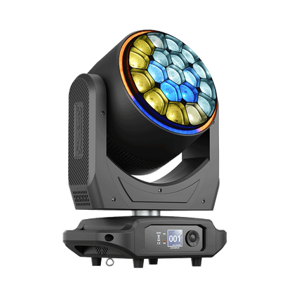 JMS WEBB LED RGBW 4in1 Bee Eye 19x40W Zoom & Beam & Wash Moving Head Light