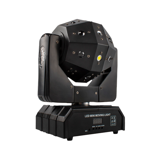 SHEHDS 16X3W LED Football Beam & Laser & Strobe 3in1 Moving head light With Red & Green Laser