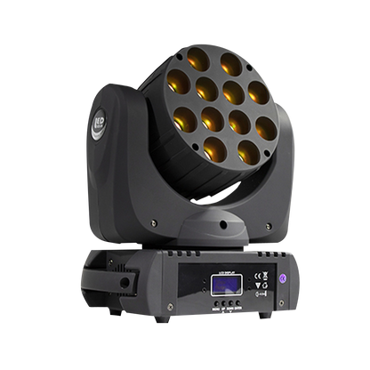 SHEHDS 12x12W RGBW LED Beam Moving Head Light DMX512