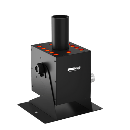 SHEHDS CO2 Jet Machine With 12x3W RGB 3in1 Light Effect – 90° Adjustable Angle