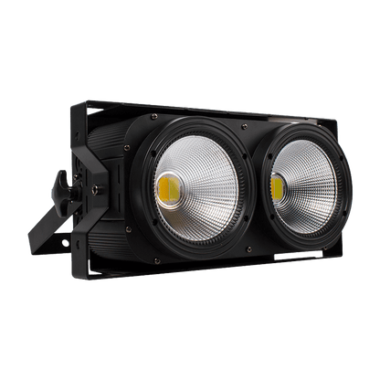 SHEHDS 2 Eyes 200W LED COB Blinder Light With Cool & Warm White for Modular Setup