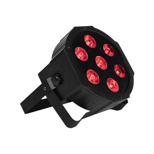 SHEHDS 7x18W LED Par Light Silent Slim RGBWA+UV Stage Lighting