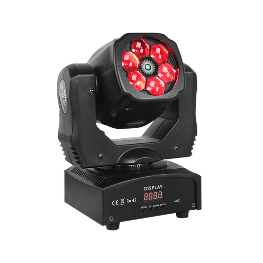 JMS WEBB 6x15W Laser & RGBW Beam Moving Head Light