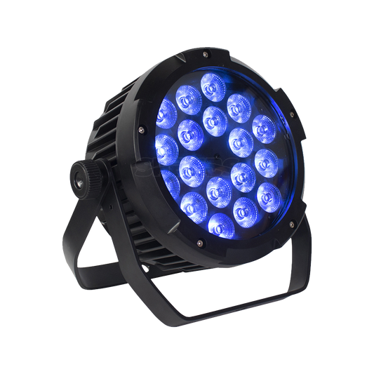 SHEHDS IP65 Waterproof LED Par Light 18x18W 6in1 RGBWA+UV Outdoor Stage Lighting