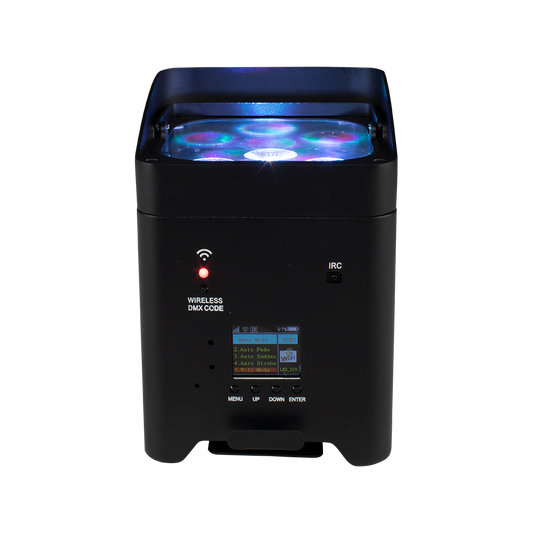 SHEHDS Wireless Battery LED Uplight Par Light 6x18W 6in1 RGBAW+UV With Remote Control