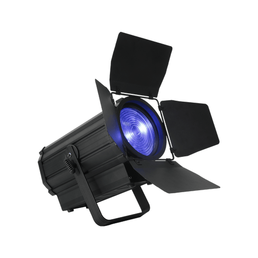 SHEHDS 250W RGBW Spotlight with Barndoors & Pulse Strobe