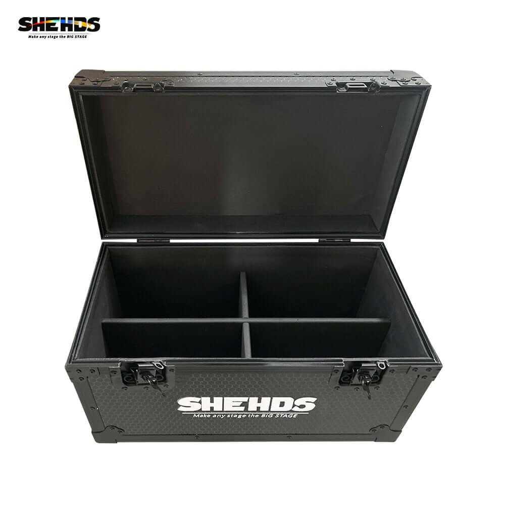 SHEHDS 18x18W Aluminum Alloy LED Flat Par DMX512 DJ Par Cans Wash Light