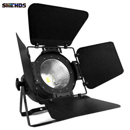 SHEHDS 200W COB LED Par Light Cool & Warm White Barndoors