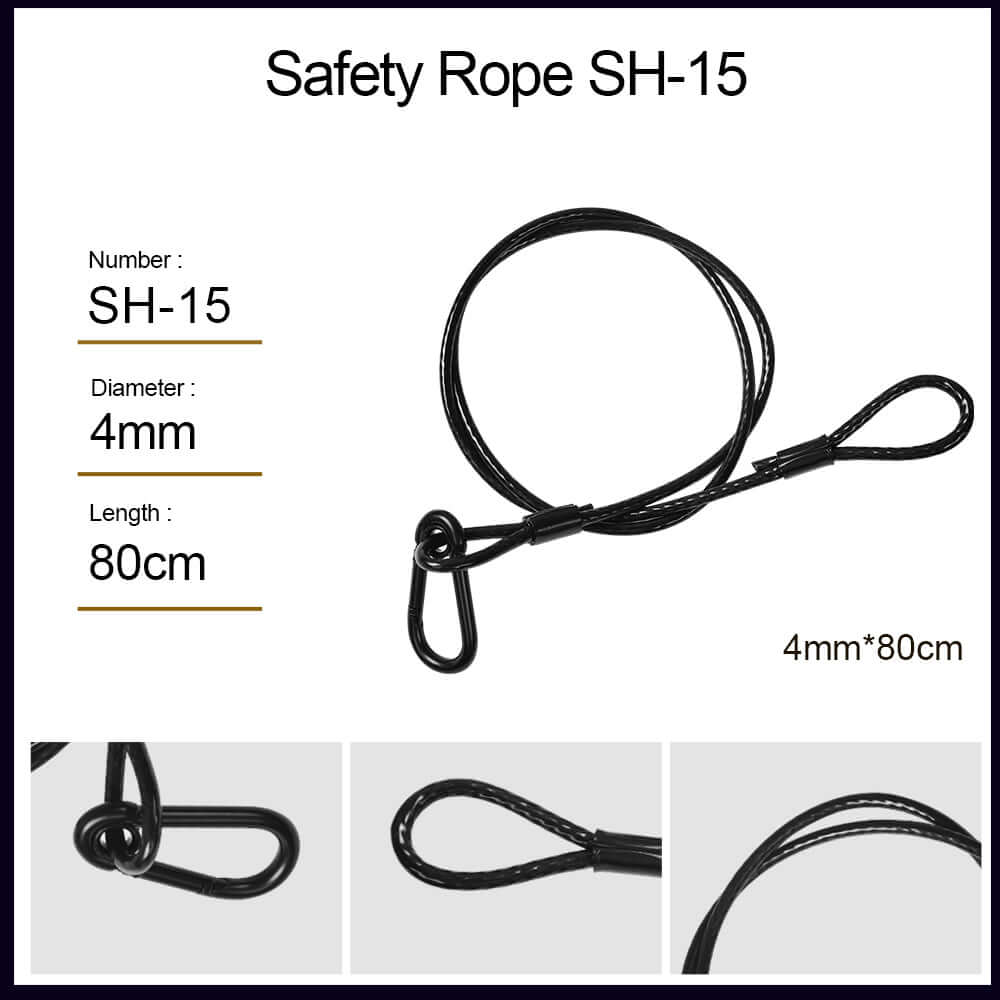 SHEHDS High Quality Light Hook Safety & Insurance Rope For All Stage Lights